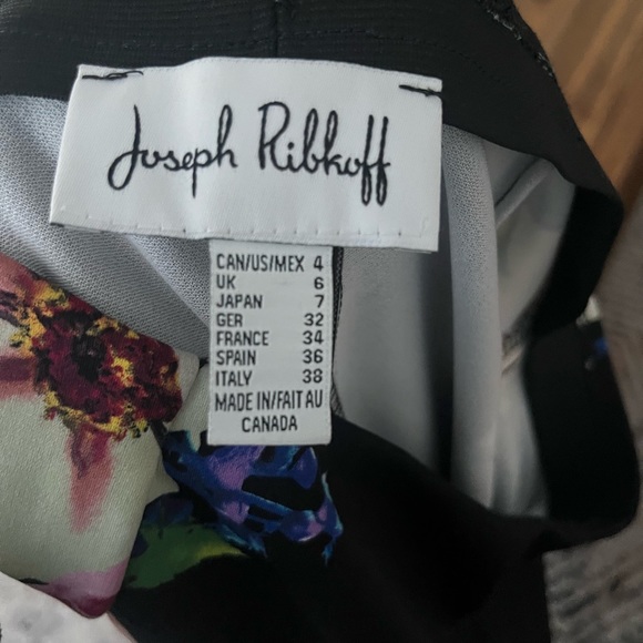Joseph Ribkoff Floral Print Pants - Picture 3 of 4